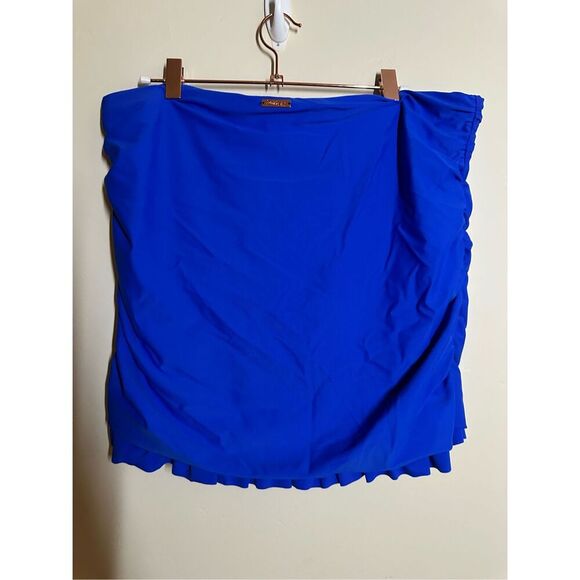 Raisins Royal Blue Echo Curve Swim Skirt Size 18 NWOT - Picture 5 of 6